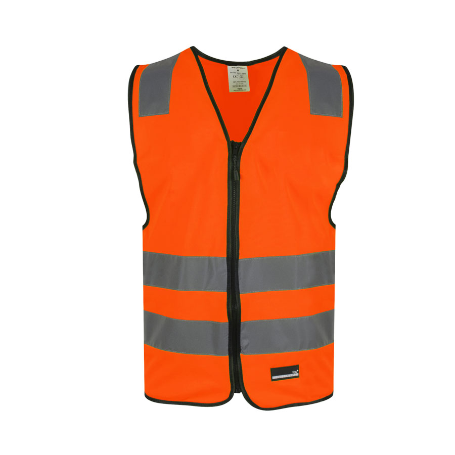 Refleksvest - Med glidelås - Bilde 3